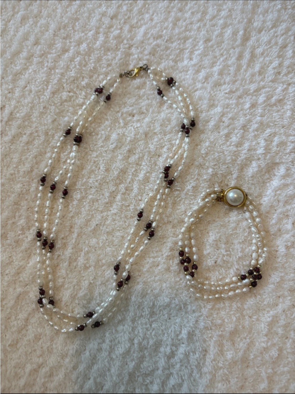 Genuine freshwater pearl set
